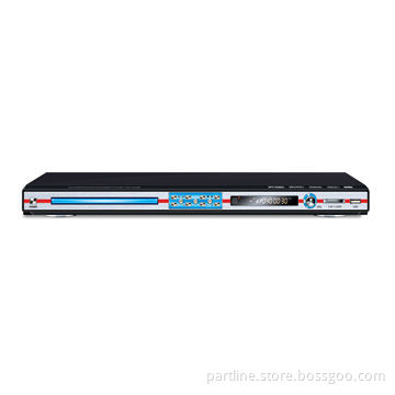 430mm DVD Player with 5.1-channel, USB, Card Reader, LED Display and CD Ripping Function